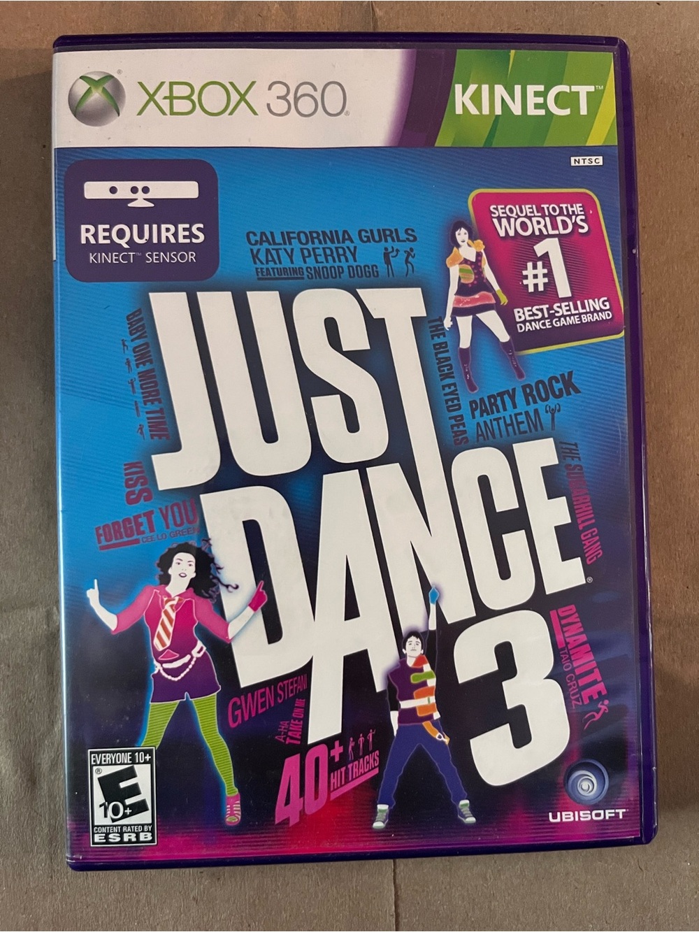 Just Dance 3 (Xbox 360 Kinect) - Purple & Blue